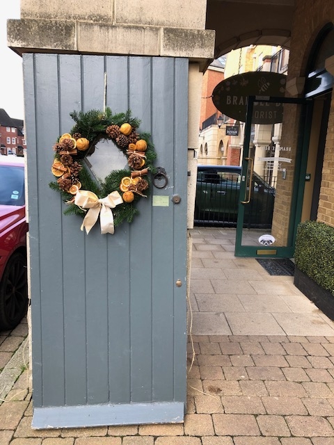 Warm Orange and Cinnamon Wreath