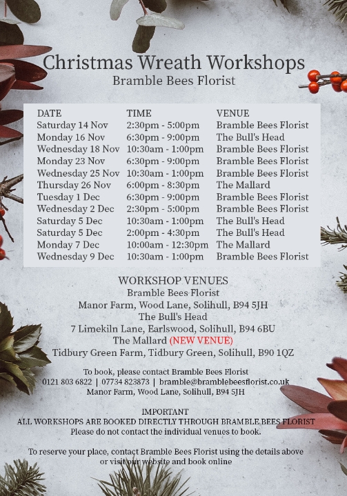 Christmas Workshops 2026