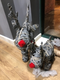 Wicker Reindeer